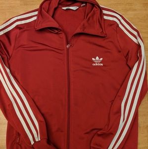 Adidas Originals red track jacket